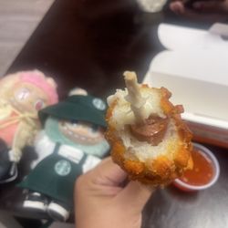Mr Cow - hot dog part on the bottom