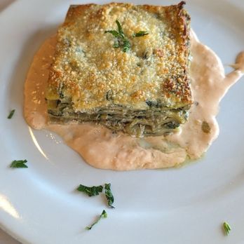 Mezza Luna Restaurant - Artichoke lasagna - Italian Near Me - Half Moon Bay, California