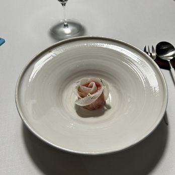 Aleia - My favorite: red tuna, radish and tomato essence - Restaurants Near Me - Barcelona, B