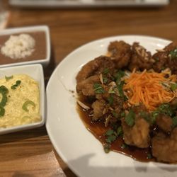 Zea Rotisserie & Bar - Asian Almond Shrimp is super delicious