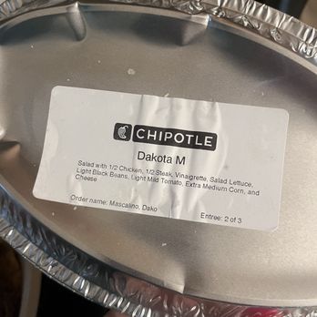 Chipotle Mexican Grill - What I ordered for my salad... - Fast Food Near Me - Mohegan Lake, New York