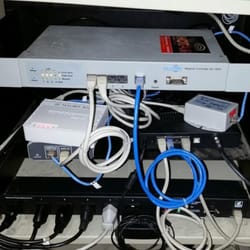 Nerds On Call - Rack at local hotel for wireless network after installation of new equipment.