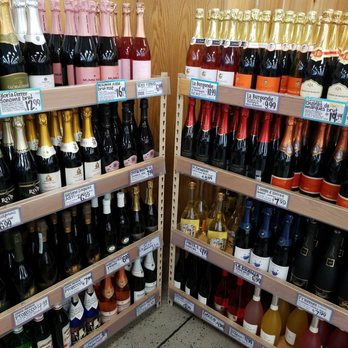 Trader Joe's - Sparkling wine section - Grocery Near Me - Oceanside, California