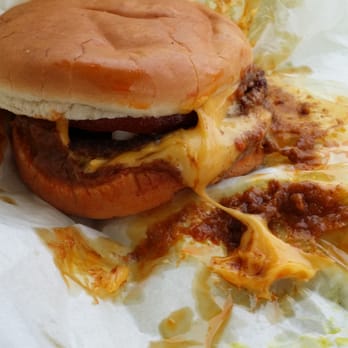 Original Tommy's - Throw out the burger eat the paper look at all yummy stuff on the paper - Burgers Near Me - Westminster, California