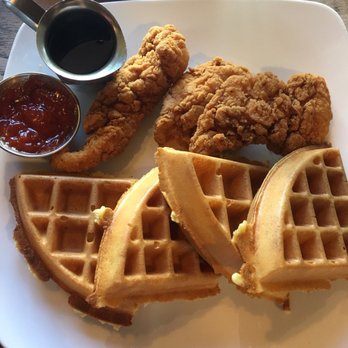 The Root Cellar Cafe - Chicken and Waffles - Breakfast & Brunch Near Me - San Marcos, Texas