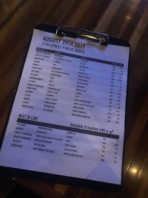 Menu photo 1 17th Street Public House Merced, CA Menu photo 1 17th Street Public House Merced, CA