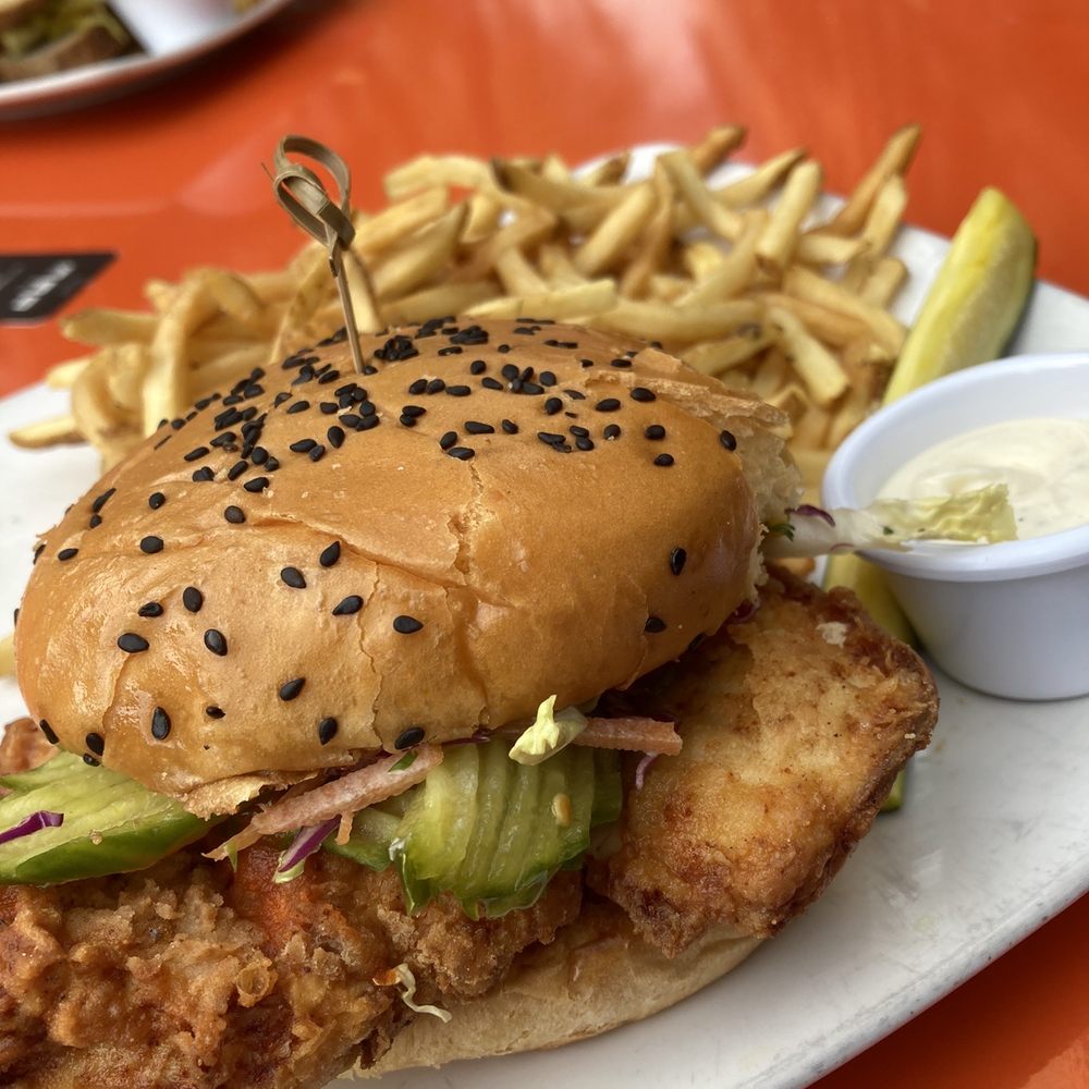 Fried chicken sandwich Fried chicken sandwich