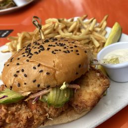 Fried chicken sandwich Fried chicken sandwich