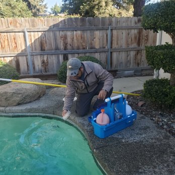 Promax Pool Service - Testing the chemicals. - Pool Cleaners Near Me