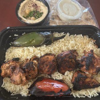Kababstic Mediterranean Grill - Chicken kebab plate - Mediterranean Near Me - Arcadia, California