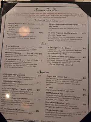 Menu photo 2 Russian Tea Time Chicago, IL Menu photo 2 Russian Tea Time Chicago, IL