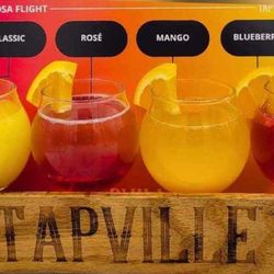Tapville Social - Hawthorne - Mimosa cocktail flight