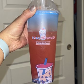 Boba Cutea - Watermelon Smash Green Tea - Bubble Tea Near Me - Tempe, Arizona