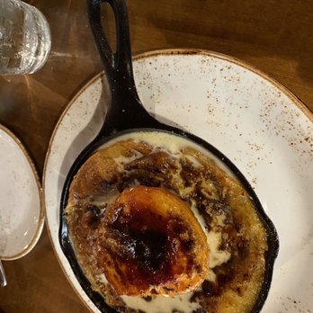 Killen's - Peach bread pudding! - Southern Near Me - Houston, Texas