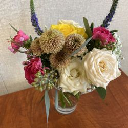 Brown's the Florist - I got one of their itty bitty bouquets. Good value.