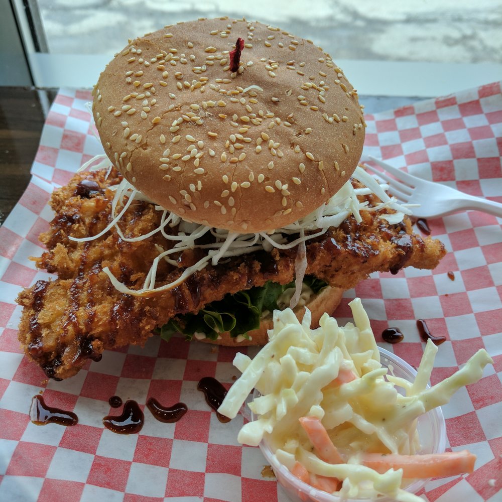 Fat Ninja Bite - Pork katsu burger - come hungry! - Japanese Near Me - Toronto, Ontario Fat Ninja Bite - Pork katsu burger - come hungry! - Japanese Near Me - Toronto, Ontario