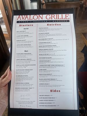 Menu photo 6 Avalon Grille Avalon, CA