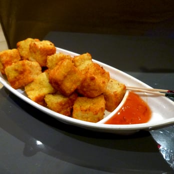 Lollicup Fresh - Fried tofu ($3.45). Delicious and crispy. I'm not sure what the thai sauce is doing there. Why don't they have garlic sauce? - Juice Bars & Smoothies Near Me - Alhambra, California Lollicup Fresh - Fried tofu ($3.45). Delicious and crispy. I'm not sure what the thai sauce is doing there. Why don't they have garlic sauce? - Juice Bars & Smoothies Near Me - Alhambra, California