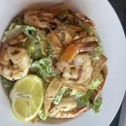 Caesar salad with prawns Caesar salad with prawns