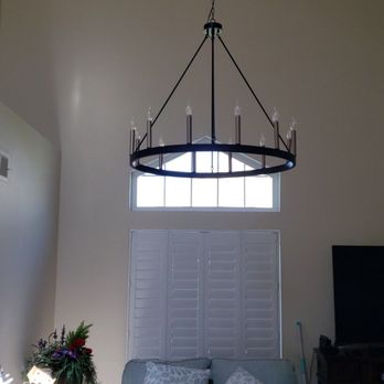 Innovation Electric - After picture of chandelier replacement. - Electricians Near Me Innovation Electric - After picture of chandelier replacement. - Electricians Near Me