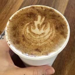 dirty chai latte with oat milk
