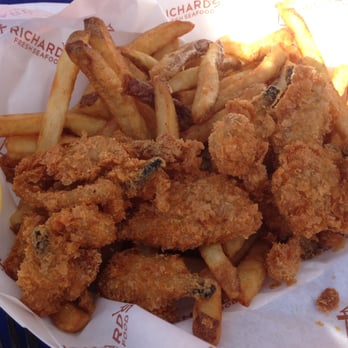 Richard's Fresh Seafood - Fried steamers. More preferable than such popular US locations such as the Clam Box. - Seafood Near Me - Covehead, Prince Edward Island Richard's Fresh Seafood - Fried steamers. More preferable than such popular US locations such as the Clam Box. - Seafood Near Me - Covehead, Prince Edward Island