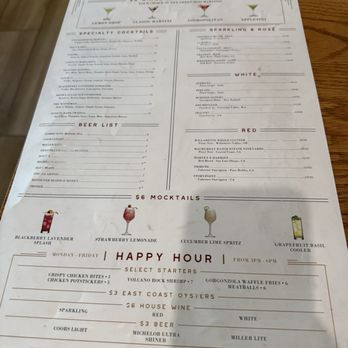 The Finch - Menu - Seafood Near Me - Grand Prairie, Texas
