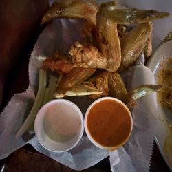 Park Valley Lounge - Wing Night Whole Wings with Hot Garlic on the side, with Celery and Ranch