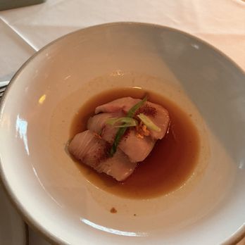 Geordie's at Wrigley Mansion - This was so good! Hamachi I think? - New American Near Me - Phoenix, Arizona Geordie's at Wrigley Mansion - This was so good! Hamachi I think? - New American Near Me - Phoenix, Arizona
