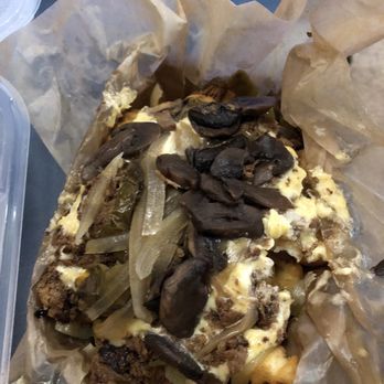 Peppered Pig - Cheesesteak loaded fries -yummy - Burgers Near Me - Huntsville, Alabama Peppered Pig - Cheesesteak loaded fries -yummy - Burgers Near Me - Huntsville, Alabama