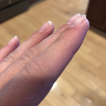 Troy Nails & Spa - Sticky solution still on hands - Nail Salons Near Me - Troy, Michigan