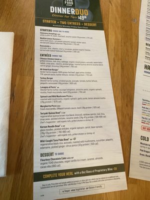 Menu photo 3 True Food Kitchen Phoenix, AZ