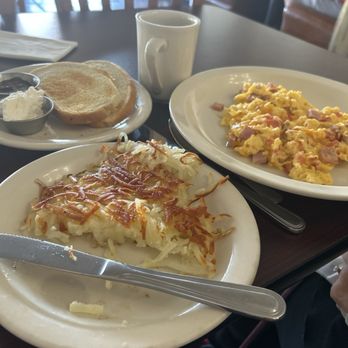 Sunshine Pancake House - Ham and Eggs Diced Ham and Scrambled Egg - Breakfast & Brunch Near Me - La Mesa, California
