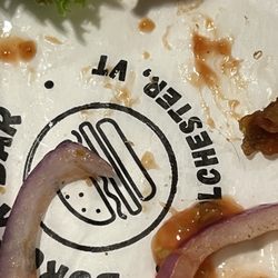 Burger Bar - The hair in question