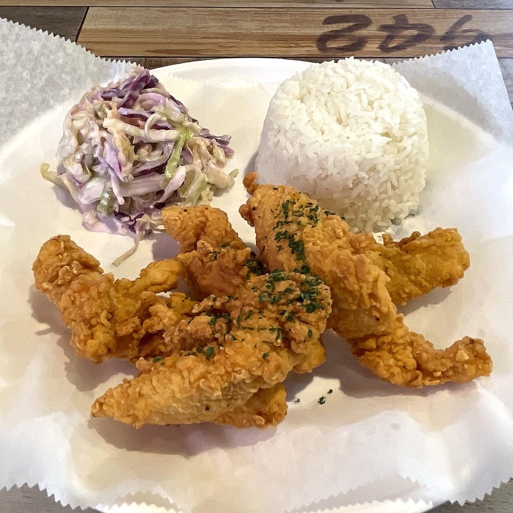 92 Chicken - Lunch Special with Fried Tenders, Rice and Cole Slaw (Drink and Appetizer Included but not Shown) - Chicken Wings Near Me - Overland Park, Kansas 92 Chicken - Lunch Special with Fried Tenders, Rice and Cole Slaw (Drink and Appetizer Included but not Shown) - Chicken Wings Near Me - Overland Park, Kansas