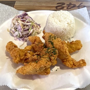 92 Chicken - Lunch Special with Fried Tenders, Rice and Cole Slaw (Drink and Appetizer Included but not Shown) - Chicken Wings Near Me - Overland Park, Kansas 92 Chicken - Lunch Special with Fried Tenders, Rice and Cole Slaw (Drink and Appetizer Included but not Shown) - Chicken Wings Near Me - Overland Park, Kansas