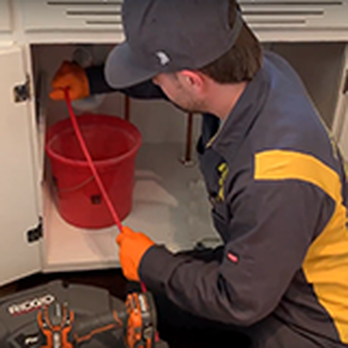 Clog Squad - No-mess cleaning a kitchen sink line - Septic Services Near Me - Hamilton, Michigan