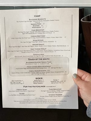 Menu photo 2 The Blackbird Restaurant Asheville, NC Menu photo 2 The Blackbird Restaurant Asheville, NC