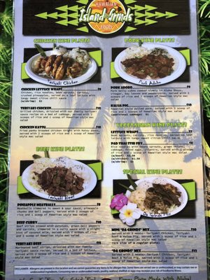 Menu photo 5 Aloha island Grill Nampa, ID