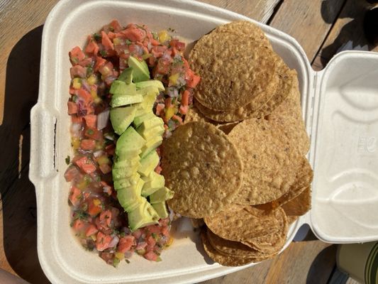Shark Bite Ceviches by null