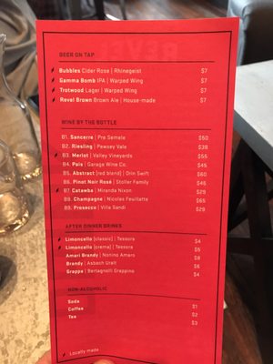 Menu photo 8 Revel OTR Urban Winery Cincinnati, OH Menu photo 8 Revel OTR Urban Winery Cincinnati, OH