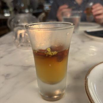 Silk Road - Complimentary goji berry palate cleanser - Dim Sum Near Me - Houston, Texas Silk Road - Complimentary goji berry palate cleanser - Dim Sum Near Me - Houston, Texas