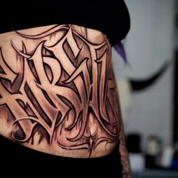 Con Ink Tattoos - FreeHand Writing!
