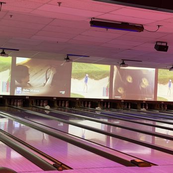 Lucky Strike Boca Raton - Reflection of TV screen on lane - how can you see arrows? - Venues & Event Spaces Near Me - Boca Raton, Florida Lucky Strike Boca Raton - Reflection of TV screen on lane - how can you see arrows? - Venues & Event Spaces Near Me - Boca Raton, Florida