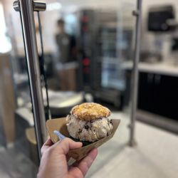 The Baked Bear Georgetown - Gooey butter cookie with the most delicious ice cream and a monster cookie on the bottom.