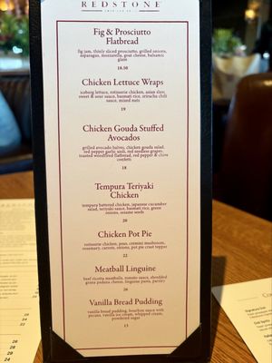 Menu photo 2 Redstone American Grill Eden Prairie, MN