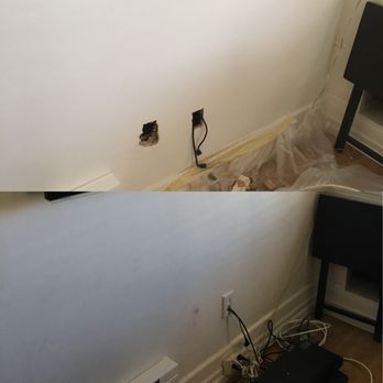 Leftcoast Handyman Services - Patched wall whole - Handyman Near Me Leftcoast Handyman Services - Patched wall whole - Handyman Near Me