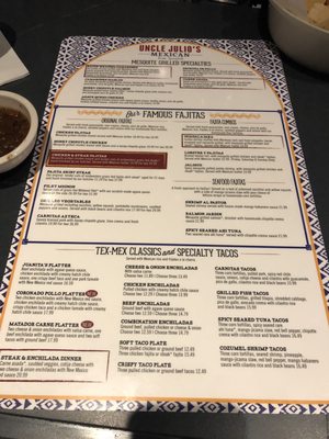 Menu photo 2 Uncle Julio's Brookfield, WI