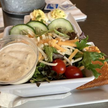 Ray's - BBQ, Brews & Blues - Starter side salad - Barbeque Near Me - Grayling, Michigan Ray's - BBQ, Brews & Blues - Starter side salad - Barbeque Near Me - Grayling, Michigan