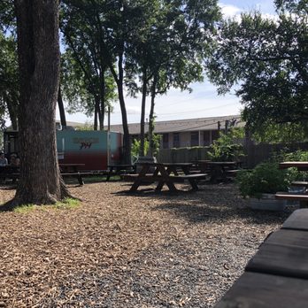 Batch - Craft Beer and Kolaches - Back dining & drinking area - Beer Bar Near Me - Austin, Texas